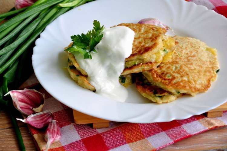 Оладьи из цукини