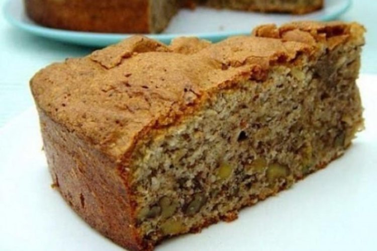 Ореховый пирог на молоке