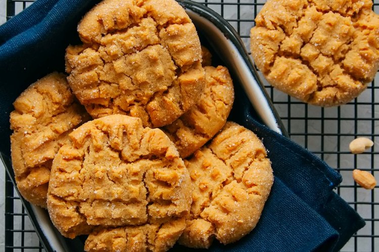 Арахисовое ПП печенье на миндальном молоке