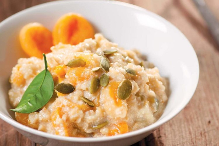 Рисово-морковная каша на миндальном молоке