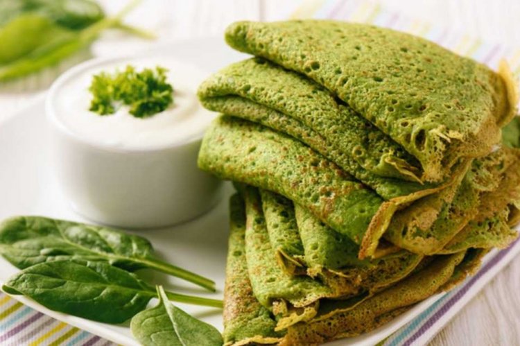 Шпинатные ПП блины