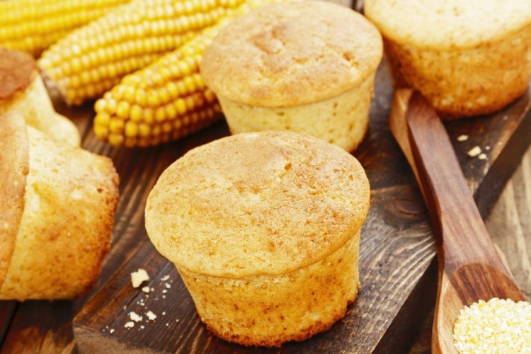 Банановые кексы на овсяном молоке и кукурузной муке