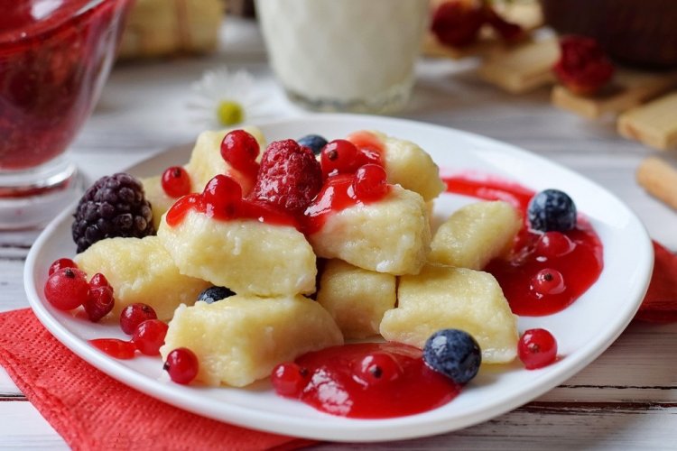 Низкокалорийные ленивые вареники