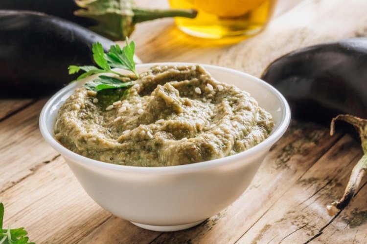 Бабагануш со сметаной