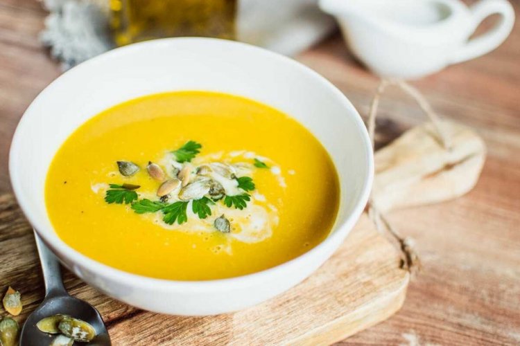 Тыквенный суп с кокосовым молоком