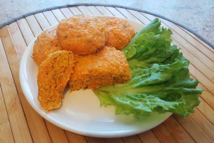 Морковные котлеты в пароварке