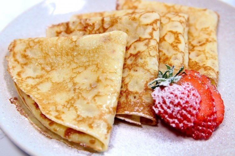 Блины на козьем молоке