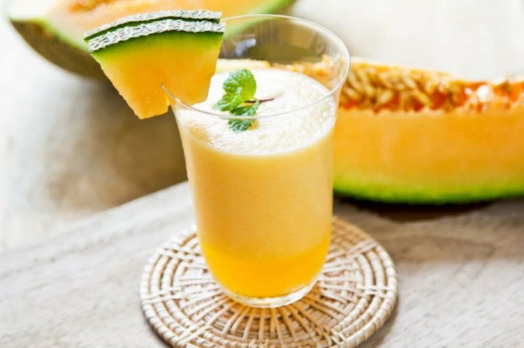 Смузи из дыни и соевого молока