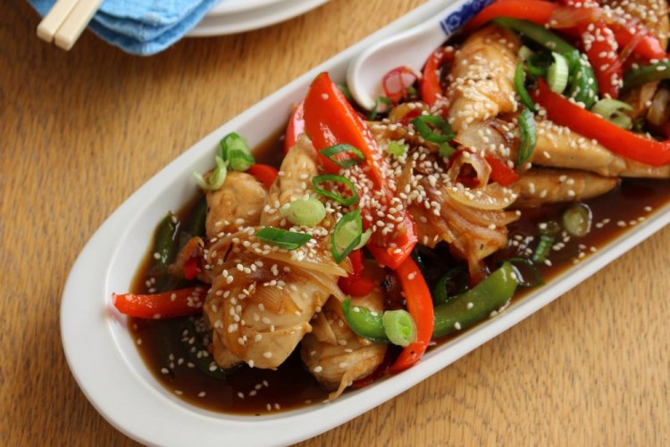 Индейка в устричном соусе