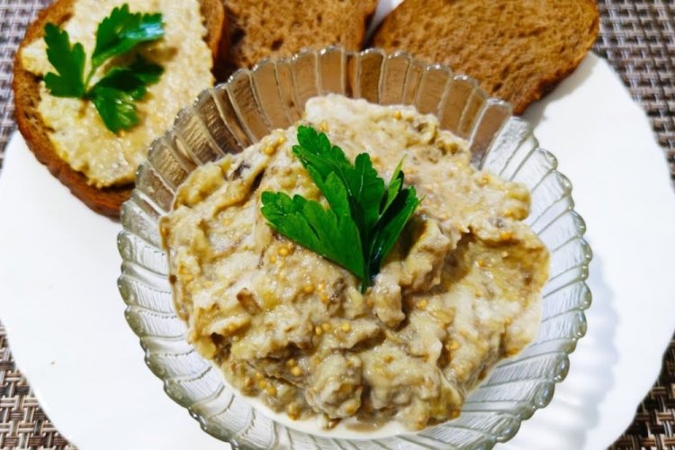 Намазка из баклажанов и грецких орехов