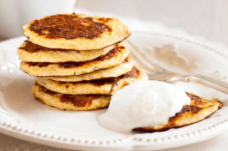 Оладьи с творогом