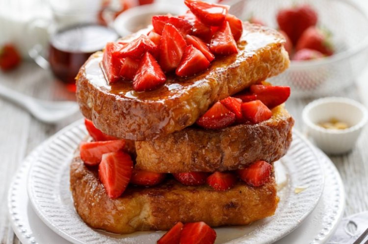 Гренки с джемом