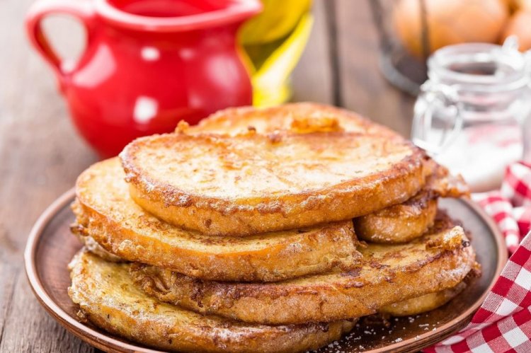 Гренки с медом