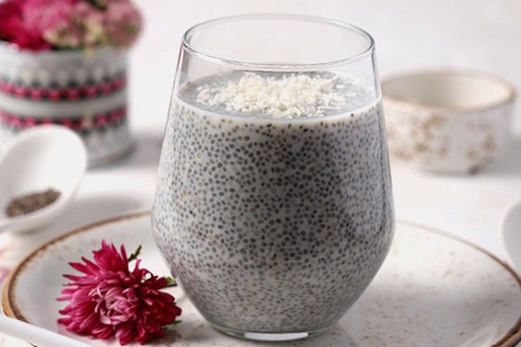 Чиа-пудинг на кефире