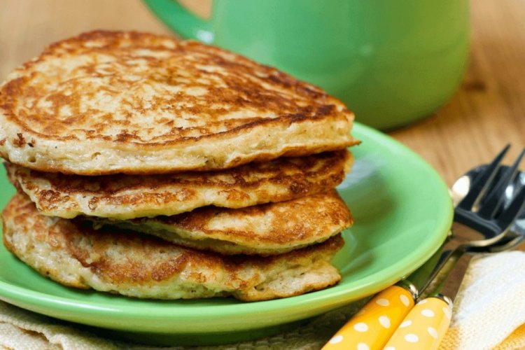 Овсяные оладьи на кефире