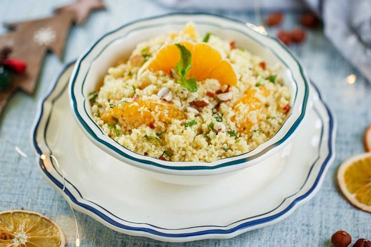 Кускус с апельсином