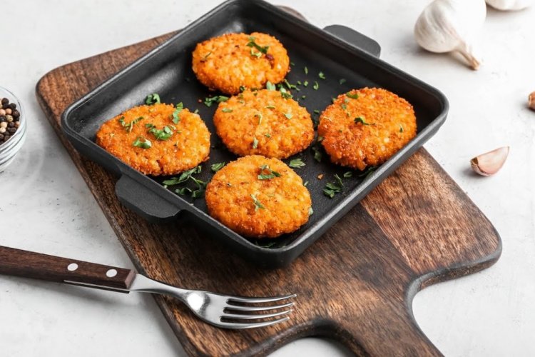 Котлеты из чечевицы с имбирем