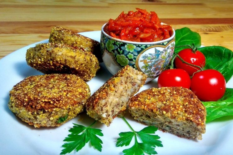 Котлеты из чечевицы и риса