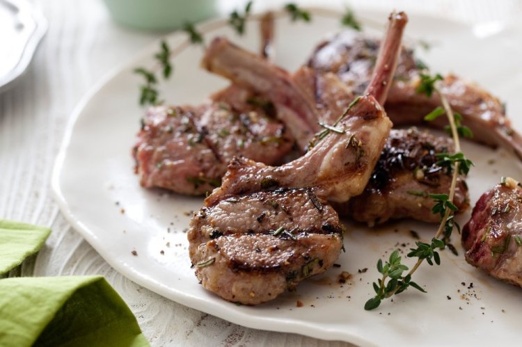 Баранина на сковороде-гриль