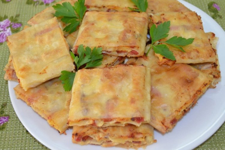 Горячие бутерброды из лаваша на завтрак