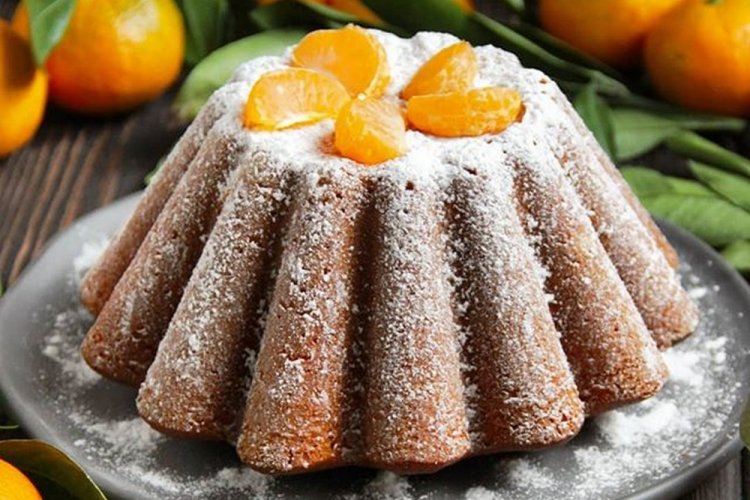 Мандариновый кекс