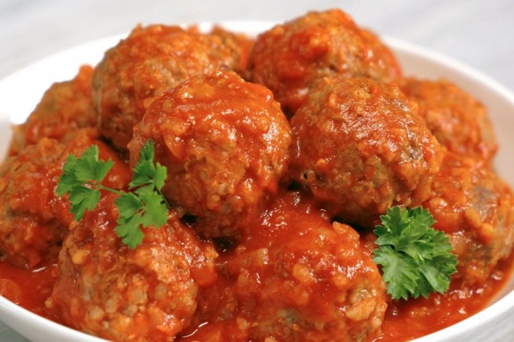 Ежики из фарша с томатной пастой