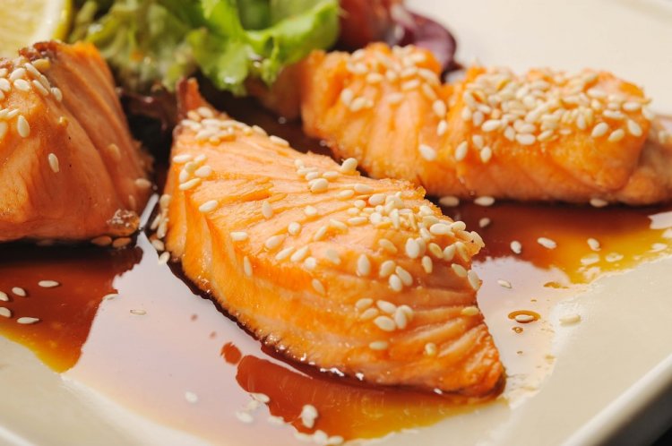 Лосось в медовом соусе