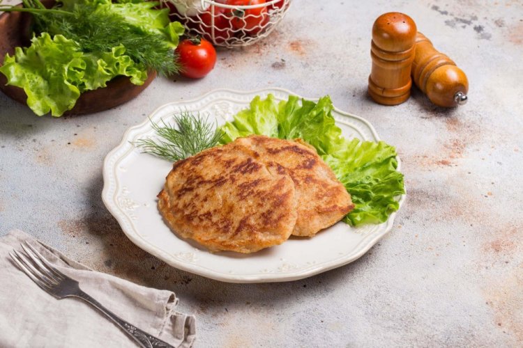 Куриный шницель без панировки