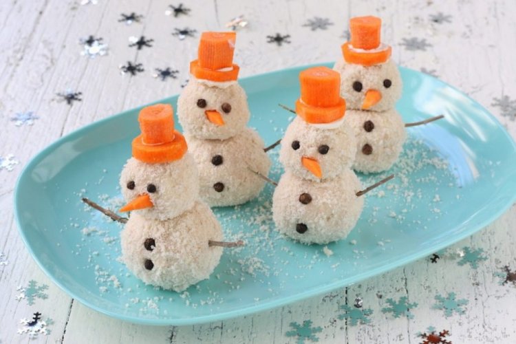 Сырные снеговики