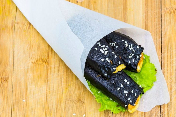 Закуска из тыквы в нори