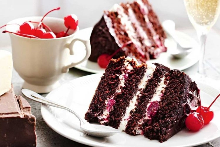 Торт Шварцвальд на Новый год 2024