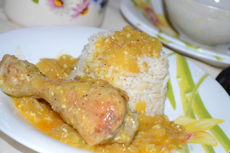 Куриные ножки с манго