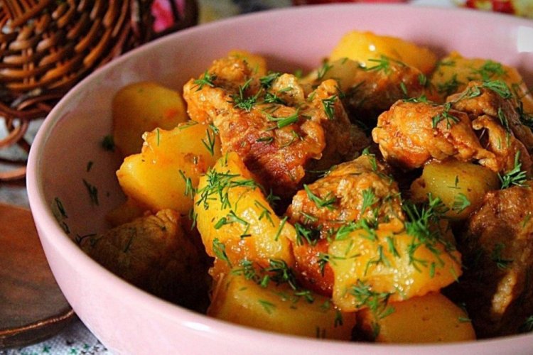 Жаркое из курицы в духовке