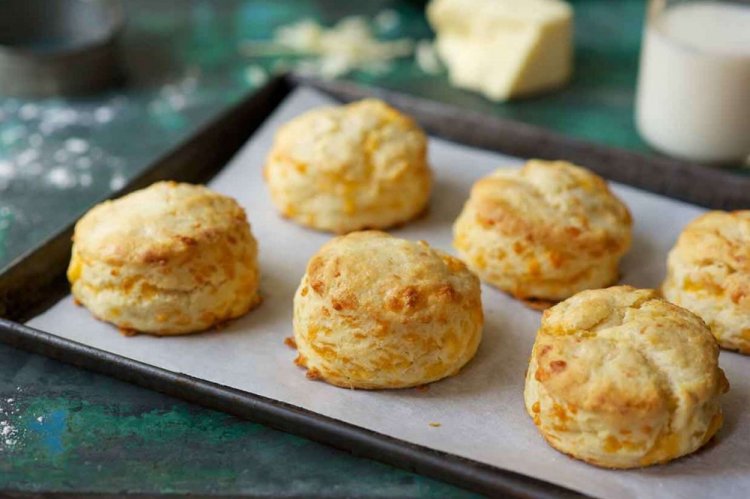 Творожное печенье с сыром