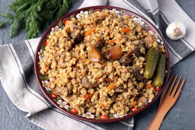 Плов из перловки