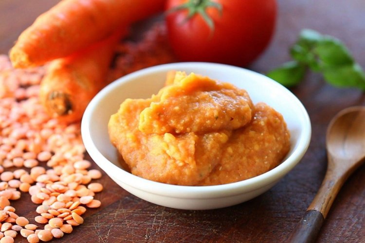 Пюре из чечевицы