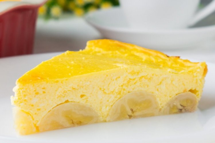 Творожно-банановая запеканка