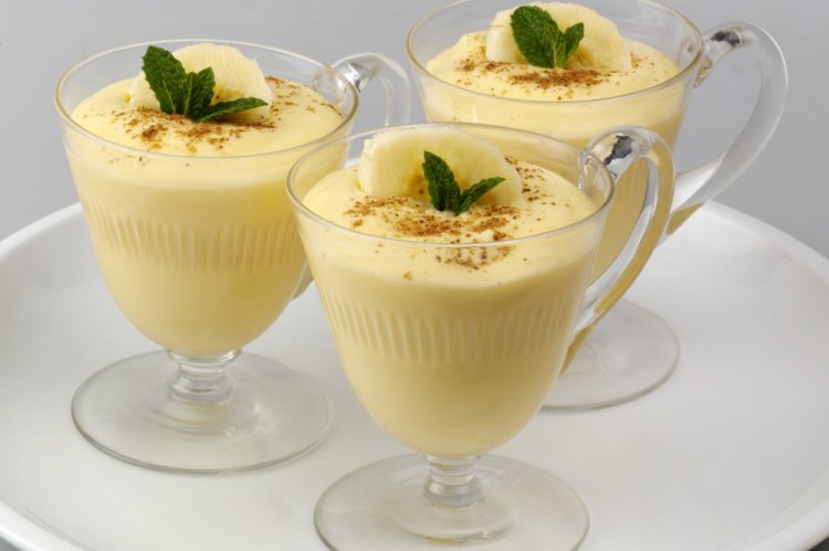 Творожный мусс с бананом