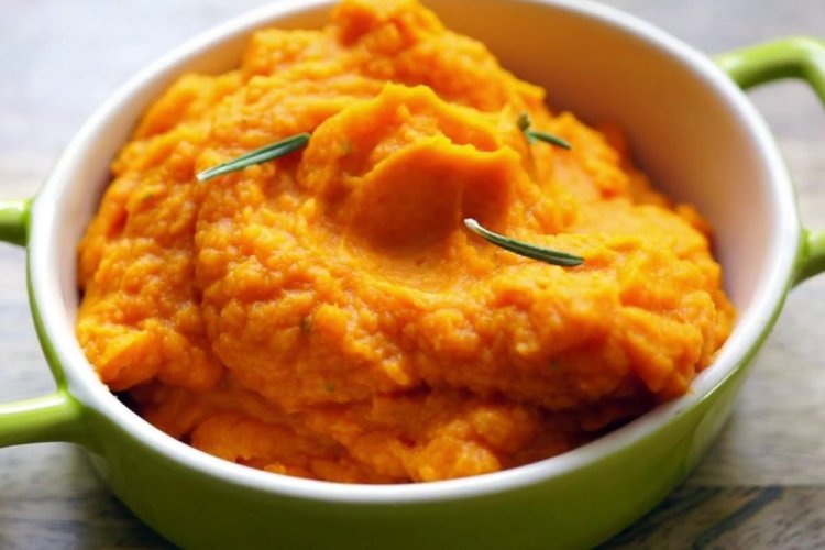 Пюре из батата с морковью