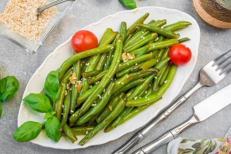 Стручковая фасоль в духовке