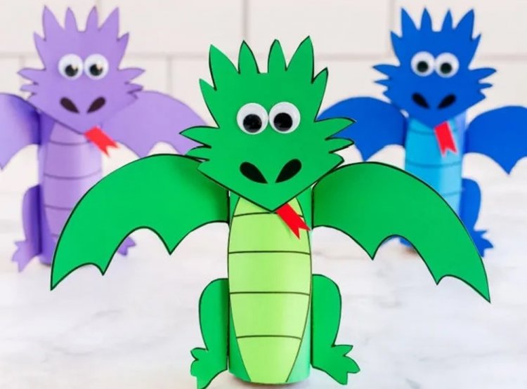 Подставка для карандашей в виде дракона