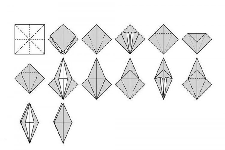 Летящий дракон оригами