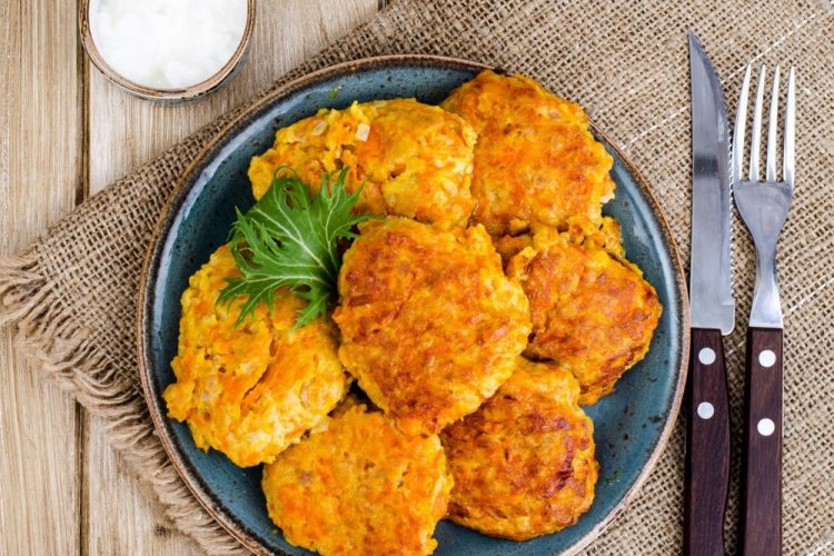 Драники из тыквы без яиц