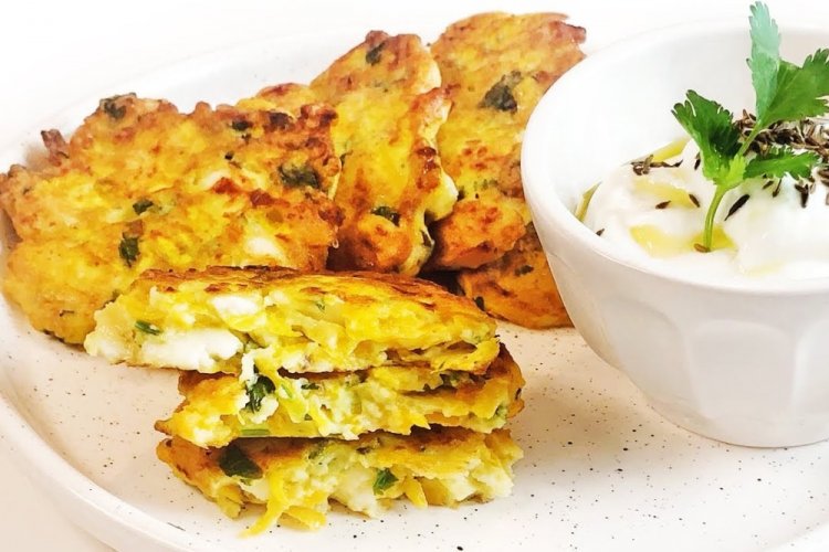 Драники из тыквы с сыром