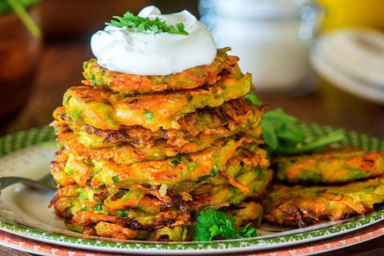 Драники из тыквы и кабачков