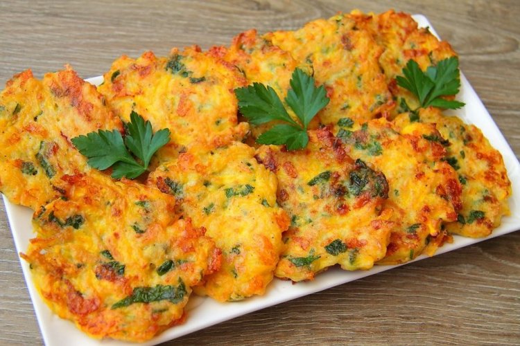 Драники из тыквы с имбирем