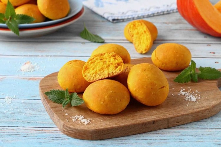 Печенье из тыквы и творога