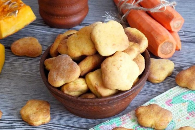 Печенье из тыквы и моркови