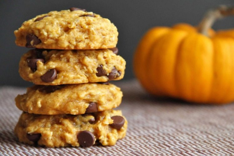 Печенье из тыквы с шоколадом