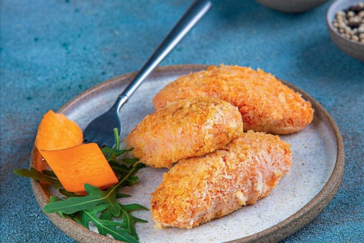 Котлеты из тыквы и моркови с овсяными хлопьями